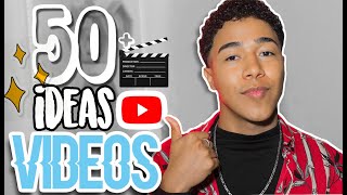 ✨IDEAS DE VIDEOS DE YOUTUBE PARA PRINCIPIANTES💡📹 [upl. by Nnylav]