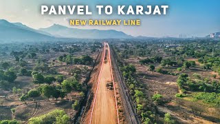 Panvel Karjat Rail Line Project Update  Panvel To Karjat New Rail Line Progress [upl. by Cam]