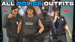 How To Get ALL Police Outfits in GTA 5 Online Updated [upl. by Anderea]