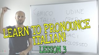 How to Pronounce Italian Vowels  Part 3  Learn Italian Language Pronunciation [upl. by Chrystel]