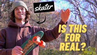 Are Penny Boards good For TRICKS  Skater tries for the First Time [upl. by Atileda]