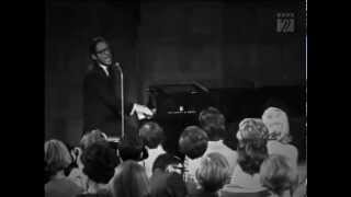 Tom Lehrer  I Wanna Go Back To Dixie  LIVE FILM from Copenhagen in 1967 [upl. by Leslie]