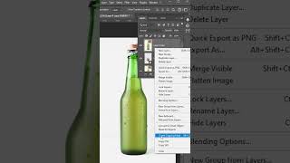 How to Put Label on Bottle in Photoshop [upl. by Nuri893]