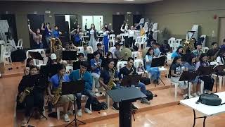 Katawan By Hagibis  BAGO City Marching Band practice [upl. by Eynobe]