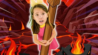 Floor is Lava Song  The Lava Dance More  Hokie Pokie Kids Videos [upl. by Draper]