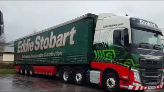 Eddie Stobart  Truckhaven Carnforth 26th February 2017 [upl. by Hanah]