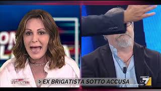 Lex brigatrista Raimondo Etro quotMeglio mani sporche di sanguequot E Massimo Giletti lo caccia [upl. by Anuaik]