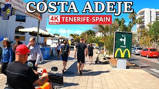 TENERIFE  COSTA ADEJE  What is Currently Happening ☀️ 4K Walk ● February 2024 [upl. by Lotsyrc]