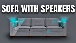 This Sofa has Builtin Speakers and Subwoofers Lovesac StealthTech overview [upl. by Warga212]