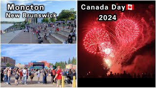 Canada Day 2024 Moncton New Brunswick 🇨🇦 [upl. by Nylaroc]