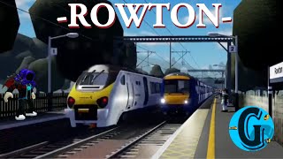 Trains at Rowton BR [upl. by Ecerahs]