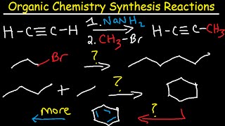 Organic Chemistry Synthesis Reactions  Examples and Practice Problems  Retrosynthesis [upl. by Yewed818]