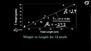 Simple Linear Regression Interpreting Model Parameters [upl. by Kirtap]