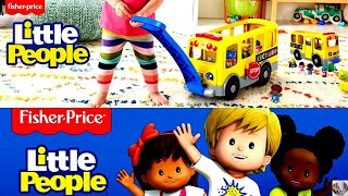 Fisher Price Little People Toy – Have a Big Yellow School Bus for Little People [upl. by Bodi]