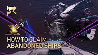 X4 Foundations How to take over abandoned ships [upl. by Adnamahs]