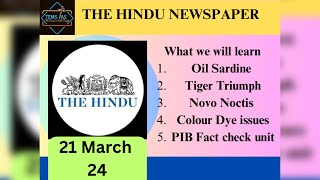 21 March 2024 The Hindu Newspaper Analysis [upl. by Sarson258]