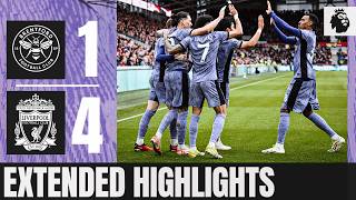 Nunez Mac Allister Salah amp Gakpo Goals Brentford 14 Liverpool  Extended Highlights [upl. by Weinert]