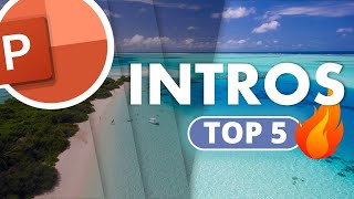 IMPERDIBLES INTROS para tus Presentaciones en PowerPoint 🔥Top 5🔥 [upl. by Mayworm]