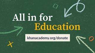 All in for Education Keep Khan Academy Free [upl. by Letitia929]