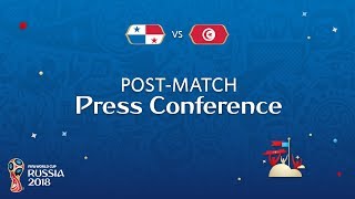 FIFA World Cup™ 2018 Panama v Tunisia  PostMatch Press Conference [upl. by Deloris]