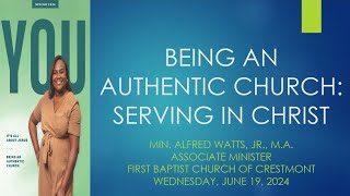 Bible Study  quotServing In Christquot Ephesians 417 1116  Min Alfred Watts Jr MA [upl. by Yewed]