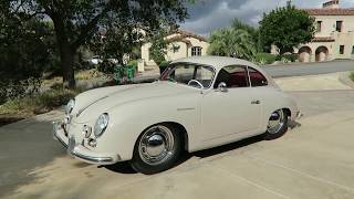 1955 Porsche 3561500 Super preA Continental Reutter Coupe  Sunroof Model  Race Car [upl. by Bullion]