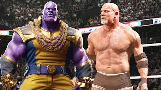 Goldberg vs Thanos Match [upl. by Haldis]