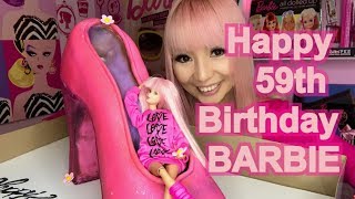 BARBIE BIRTHDAY CAKE♡ 59th Barbie Birthday Party [upl. by Clark157]