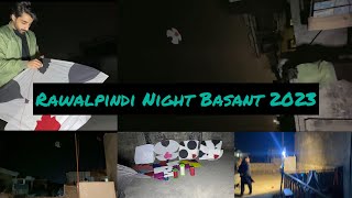 Rawalpindi night basant 2023 Night basant in rawalpindi 2023 [upl. by Eimam225]