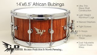 Hendrix Drums Bubinga Archetype Series Demo Video DCP [upl. by Clover851]