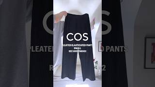 COS Pleated Elasticated Pants Sizing amp TryOn cos [upl. by Happ316]