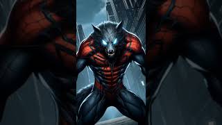 Incredible fusion Ai creates SpidermanWolf hybrid aicreations animals ytshorts hybird fyp [upl. by Terryn]