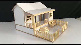 Cardboard House  How To Make Cardboard House With Easy Step  Cardboard Beautiful House [upl. by Beekman]