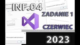 Technik Programista  Egzamin INF04  czerwiec 2023  zadanie 1  C [upl. by Dianuj]