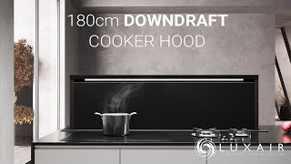 180cm Hidden Downdraft Extractor with Twin Brushless Motors [upl. by Karlee]