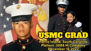 USMC GRADUATION DAY PARRIS ISLAND SOUTH CAROLINA  Platoon 3088 M Company  USMC GRADUATION DAY 2022 [upl. by Skill817]