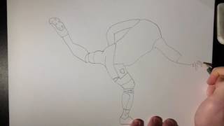 OLIVIER GIROUD SCORPION KICK DRAWING [upl. by Eilram]