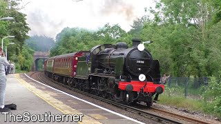 31806 amp 61306 quotMayflowerquot power through Hampshire  Steam Dreams Excursion 20062021 [upl. by Joachima745]