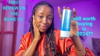 The Biore’ UV Sunscreen worth buying MY HONEST REVIEW sunscreenskincare skincareproduct review [upl. by Herbst]