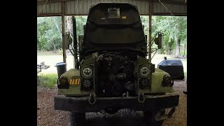 M35A2 Deuce and half power steering repair finale [upl. by Yelhsa]