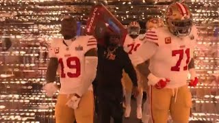 49ers ‘BOOMBOX’ Super Bowl Entrance vs Chiefs 🔥📻 [upl. by Adnamra]