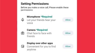 BOTIM App Fix Microphone  Camera  Display over other apps permission required Problem Solve [upl. by Calvina885]