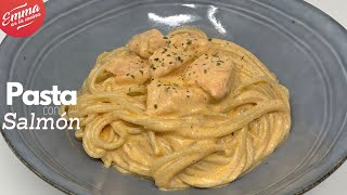 PASTA con SALMÓN  ¡Lista en 10 minutos [upl. by Aon608]