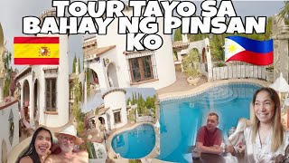 GRABE GANITO PALA KAGANDA ANG BAHAY NG PINSAN KO SA SPAIN🇪🇸TOUR TAYO SA MANSION NILA🇵🇭❤️🇫🇮 [upl. by Estes]