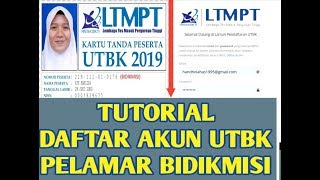 DAFTAR AKUN UTBK 2019  SISWA BIDIKMISI [upl. by Oznola]