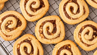 Date amp Nut Pinwheel Cookies [upl. by Sib]