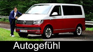 VW Multivan T6 Generation Six FULL REVIEW Volkswagen Bulli  Autogefühl [upl. by Alleynad]