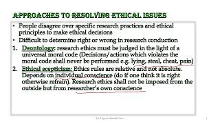 Approaches to Research Ethics [upl. by Ellette]