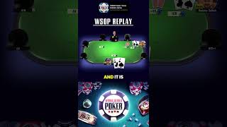 Brutal Beat On Bubble Of WSOP Main  wsop [upl. by Pain]