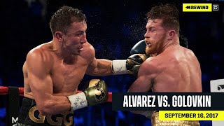 FULL FIGHT  Canelo Alvarez vs Gennadiy quotGGGquot Golovkin DAZN REWIND [upl. by Anitroc]